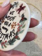 img 1 attached to Festive FAVIA Ceramic Ornament: The Perfect Christmas Tree Decoration & Heartfelt Gift for Counting Life's Blessings, Doubling Your Joy! review by Andre Young