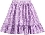 milumia leopard elastic ruffle tiered girls' clothing in skirts & skorts logo