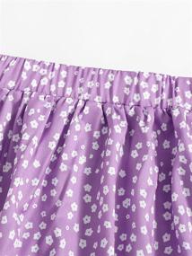 img 1 attached to Milumia Leopard Elastic Ruffle Tiered Girls' Clothing in Skirts & Skorts