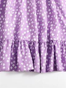 img 2 attached to Milumia Leopard Elastic Ruffle Tiered Girls' Clothing in Skirts & Skorts