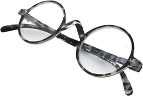 img 4 attached to Reading Glasses Spring Hinge Black White Vision Care ~ Reading Glasses