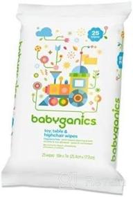 img 1 attached to Babyganics Table Chair Wipes Fragrance