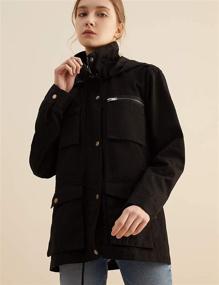 img 1 attached to Escalier Lightweight Drawstring Removable Military Women's Clothing in Coats, Jackets & Vests