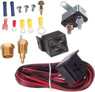 electric cooling fan thermostat kit 175-185 degree - temperature relay switch & wiring accessories logo