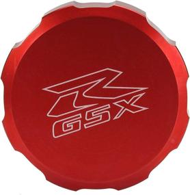 img 1 attached to OSBUN Front Brake Reservoir Cover Cap For SUZUKI GSXR GSX-R 600 1997-2020，GSX-R 750 1996-2020，GSX-R 1000 2001-2020 (Red)