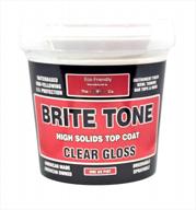 🎸 crystalac brite tone high solids polyurethane instrument finish 16 oz pint – clear gloss for stunning instrument protection logo
