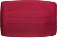 men's 4-pleat poly satin cummerbund - adjustable & multiple colors available logo