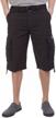 men's cargo shorts with belted messenger style by unionbay - available in regular, big, and tall sizes logo