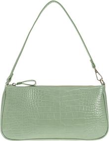img 4 attached to IXebella Clutch Shoulder Leather Handbag Women's Handbags & Wallets - Shoulder Bags