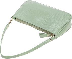 img 2 attached to IXebella Clutch Shoulder Leather Handbag Women's Handbags & Wallets - Shoulder Bags