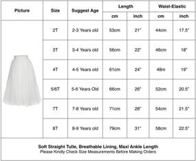 img 2 attached to 👗 Girls' Flower Skirts Princess Birthday Dresses - Clothing for Girls