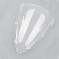 windshield windscreen double bubble front wind screen shield protective cover for yzf r6 2003 2004 2005 and for yzf r6s 2006 2007 2008 2009(clear) логотип