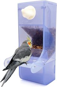 img 4 attached to Hamiledyi Automatic Container Lovebirds Accessories