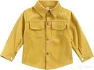 cute and cozy corduroy toddler jacket coat – perfect fall/winter outwear for boys and girls ages 1-6t logo