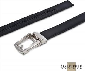 img 3 attached to Ratchet Belt Genuine Leather Automatic
