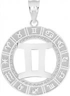 sterling silver zodiac sign constellation horoscope symbol necklace pendant logo