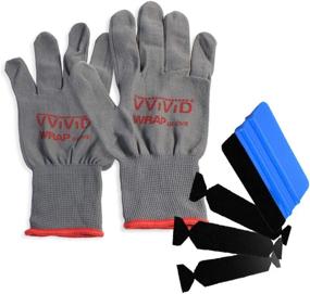 img 2 attached to 🔧 3M PA1-B Hand Applicator Squeegee Tool-Kit with 3X Felt Tips and Lint-Free Gloves