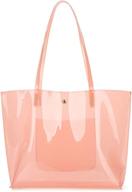 👜 dreubea women's leather shoulder handbag: spacious capacity handbag - totes, wallets & style logo