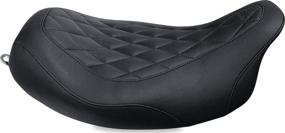 img 1 attached to 🛵 High-Quality Mustang Motorcycle Seats for Harley-Davidson Electra Glide, Road Glide, Road King & Street Glide 2008-'21 – Comfortable Wide Tripper Solo Seat in Diamond Black