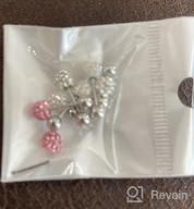 img 1 attached to 🌟 Girls' 20G Stud Earrings Set with Screw-on Safety Backs - Hypoallergenic Surgical Steel Women's Earrings by ZHIYAOR review by Jenny Maestas