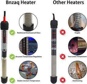img 2 attached to 🐠 BNZAQ Submersible Aquarium Heater - Adjustable Temperature Thermostat, 25W/50W/100W/150W/200W/300W