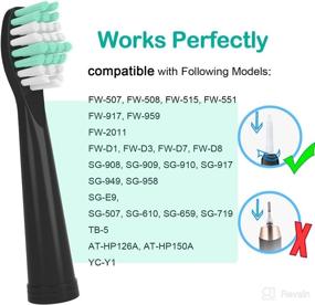 img 3 attached to Relax Artist Toothbrush Replacement Compatible: Enhancing Your Dental Care Routine