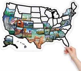 img 4 attached to State Sticker Travel Map Accessories Exterior Accessories best in Bumper Stickers, Decals & Magnets