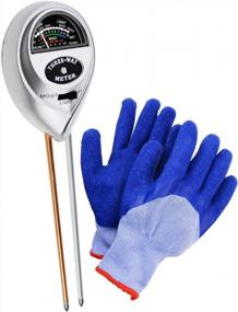 img 4 attached to TEKCOPLUS Durable Soil Meter Садовые инструменты для домашнего сада, сада, виноградника, газона, фермы, внутреннего и наружного использования (батарея не требуется) (набор для проверки почвы 3-в-1)