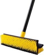 yocada double-sided floor scrub brush: ultimate cleaning tool for patio, bathroom, garage, and more! логотип