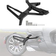 🧳 sautvs aluminum saddlebag rack for can-am ryker: all models luggage bag rack kit (replace #219400856) - black accessories логотип