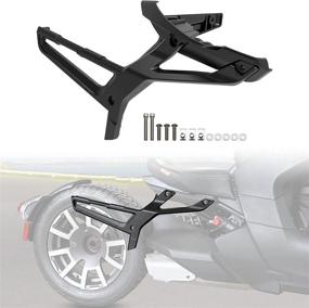 img 4 attached to 🧳 SAUTVS Aluminum Saddlebag Rack for Can-Am Ryker: All Models Luggage Bag Rack Kit (Replace #219400856) - Black Accessories