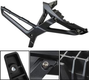 img 2 attached to 🧳 SAUTVS Aluminum Saddlebag Rack for Can-Am Ryker: All Models Luggage Bag Rack Kit (Replace #219400856) - Black Accessories