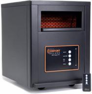 airnmore deluxe comfort with copper ptc, infrared space heater - 1500w, remote control, etl listed logo