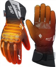 img 4 attached to Stay Warm On The Road With Kemimoto'S Heated Motorcycle Gloves For Men And Women - Waterproof, Touchscreen-Compatible, And Long-Lasting