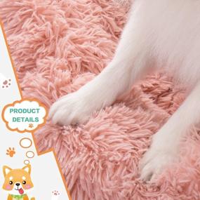 img 2 attached to Calming Dog Bed Donut For Small And Medium Pets - Anti-Anxiety Fluffy Bed By NOYAL