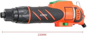img 1 attached to MXBAOHENG 110V Torque Adjustable Electric Screwdriver Set With 1/4 Hex Interface, Handheld Power Screw Driver - 3~60Kgf.Cm