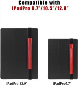 img 1 attached to Effortlessly Carry And Store Your Apple Pencil With Doormoon Pencil Holder - Red | Compatible With IPad 2018, Air, Pro 9.7/10.5/12.9