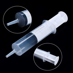 img 3 attached to 3 Pcs 150Ml Large Syringes, Sterile And Individual Sealed, Easy To Use And Clean, Plastic Garden Syringe For Liquid, Lip Gloss, Paint, Epoxy Resin, Oil, Watering Plants, Refilling…