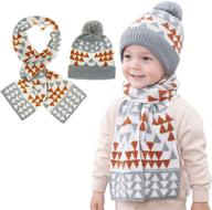 ifcow children winter knitted warmer girls' accessories for cold weather logo