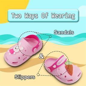 img 2 attached to 👟 Comfort and Safety combined: Dream Bridge Non Slip Lightweight Boys' Sandals