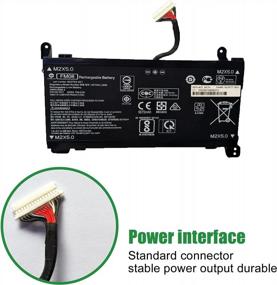 img 1 attached to High-Quality Replacement Battery For HP Omen 17-AN013TX And 17-AN014TX Series With 16-Pin Connector