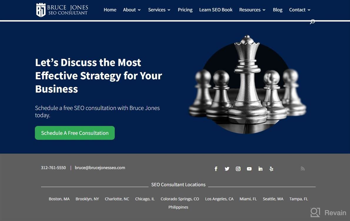 img 1 attached to Bruce Jones SEO Consulting review by David Lesperance