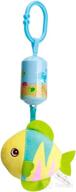 🐠 d-kingchy baby rattle plush toy: fun hanging rattle toys for newborns, car seat and stroller entertainment with sound and wind bell - perfect for 0-1 year old babies (fish design) logo