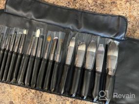 img 8 attached to Eigshow Professional Makeup Brush Set - 18Pcs Grey Brushes For Foundation, Powder, Blush & More!