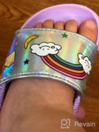 img 1 attached to 🌈 FUNKYMONKEY Rainbow Boys' Toddler Sandals - Outdoor Shoes review by John Faxon