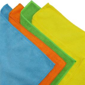 img 2 attached to 🧽 Ultimate Value: 150-Pack SimpleHouseware Microfiber Cleaning Cloths - 4 Colors