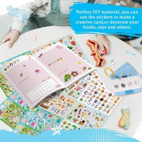 img 2 attached to 1300+ Count Animal Stickers Assortment Set - 8 Themes Collection For Kids, Teachers & Parents!