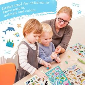 img 1 attached to 1300+ Count Animal Stickers Assortment Set - 8 Themes Collection For Kids, Teachers & Parents!