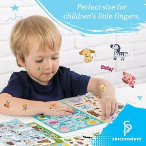 img 3 attached to 1300+ Count Animal Stickers Assortment Set - 8 Themes Collection For Kids, Teachers & Parents!