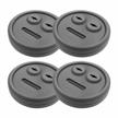 grill thermometer and probe grommet kit for weber 85037 smokey mountain cookers and other bbqs - 4-pack diy sensor port for improved temperature monitoring logo